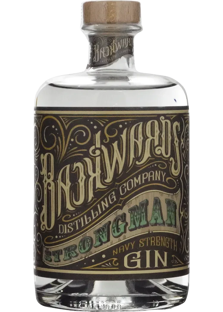Backwards Distilling Co, Strongman Navy Strength Gin