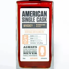 Heritage Distilling (American Single Cask #0003)