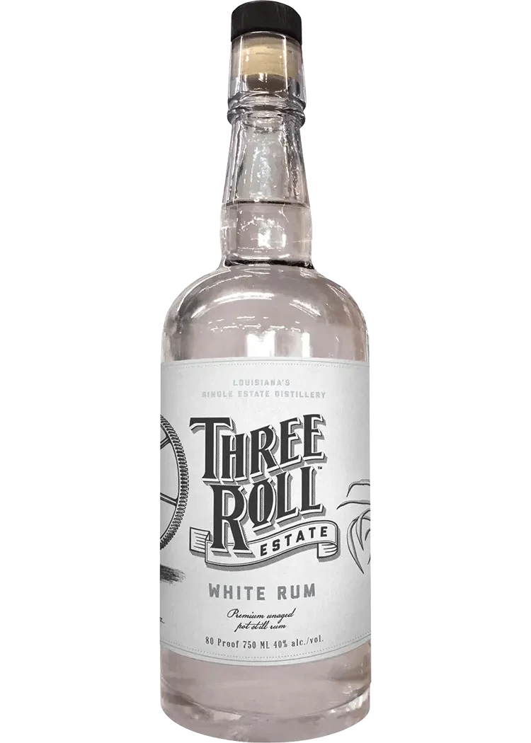 Three Roll Estate White Rum
