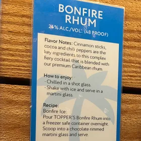 Topper's Rhum Bonfire