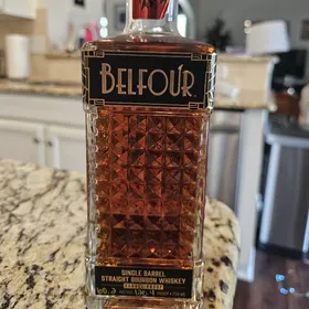 Belfour Single Barrel Straight Bourbon Whiskey Stateline Elite Barrel #7150 Bottle #186