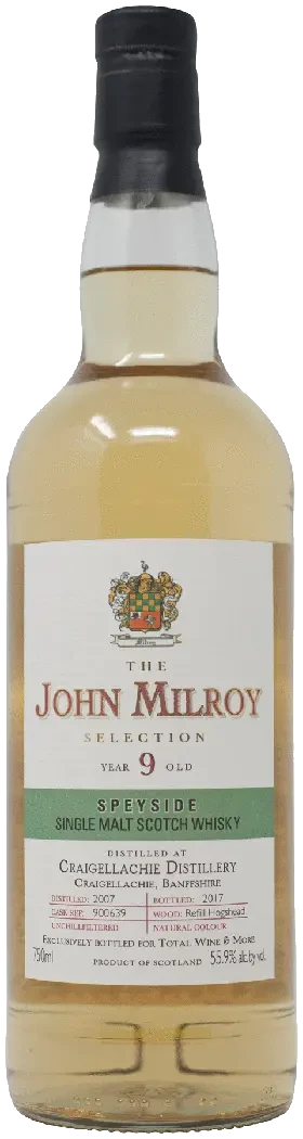 John Milroy Craigellachie 9 Yr Brlsel