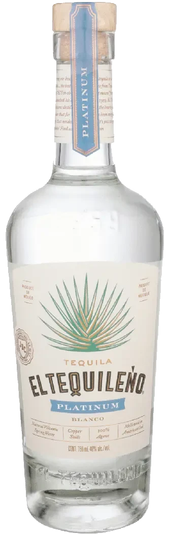 El Tequileño Platinum Tequila
