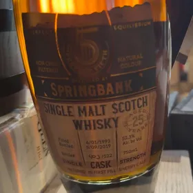 Springbank 25 Year (The Perfect Fifth)