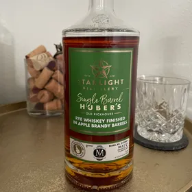 Starlight Single Barrel Huber's (Old Rickhouse) Rye Finished in Apple Brand Barrels