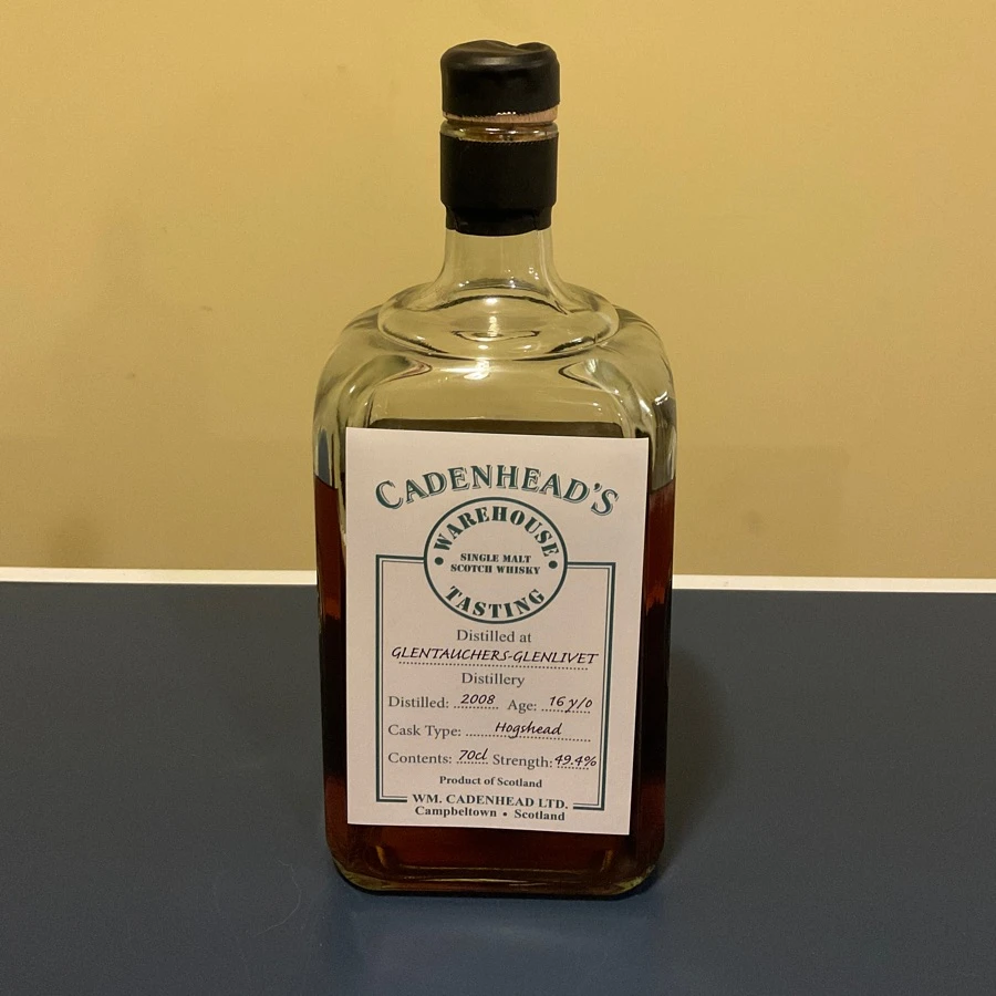 Glentauchers-Glenlivet  16 YR (Cadenhead's Warehouse Tasting)