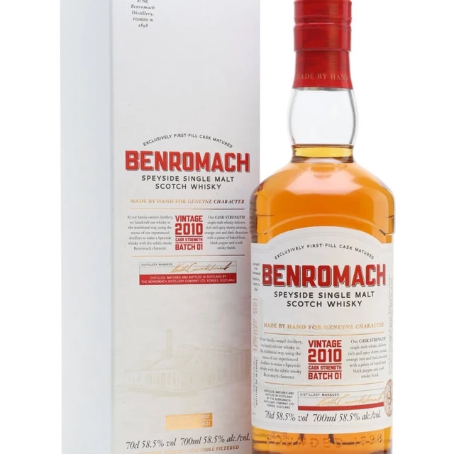 Benromach Cask Strength Vintage 2010