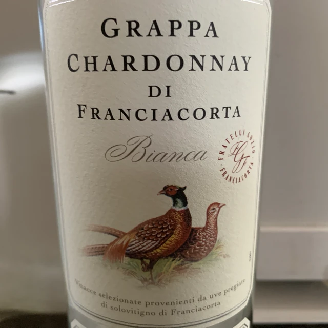 Grappa Chardonnay di Franciacorta