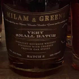 Milam & Greene Very Small Batch Bourbon (Batch 2)