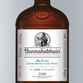 Bunnahabhain 2008 Mòine French Oak Finish (Fèis Ìle 2019)