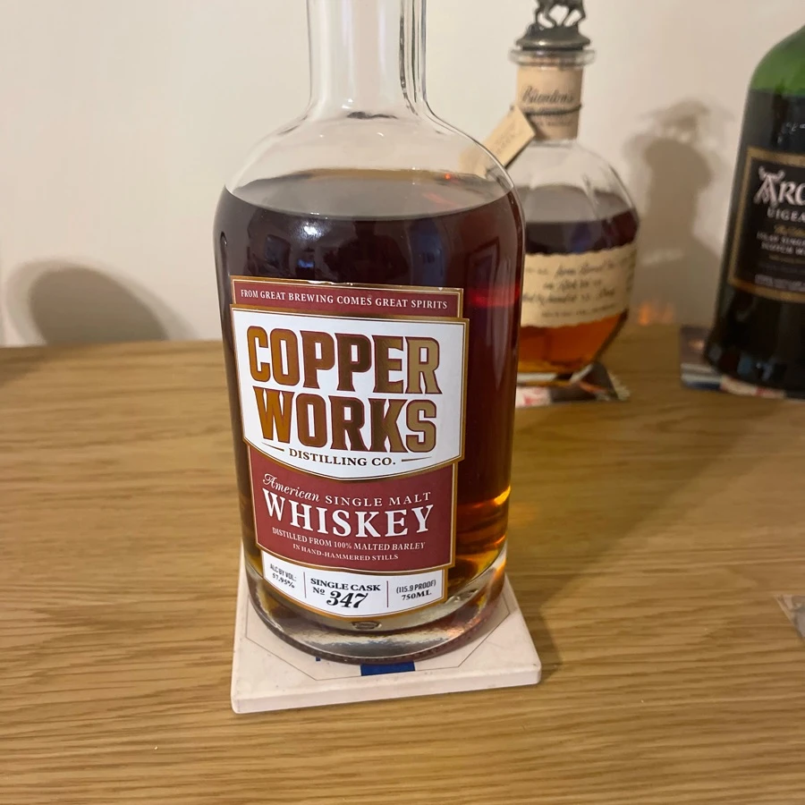 Copper Works American Single Malt Single Cask 347