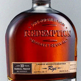 Redemption Barrel Proof 10 Year Straight Rye (2017 Edition)