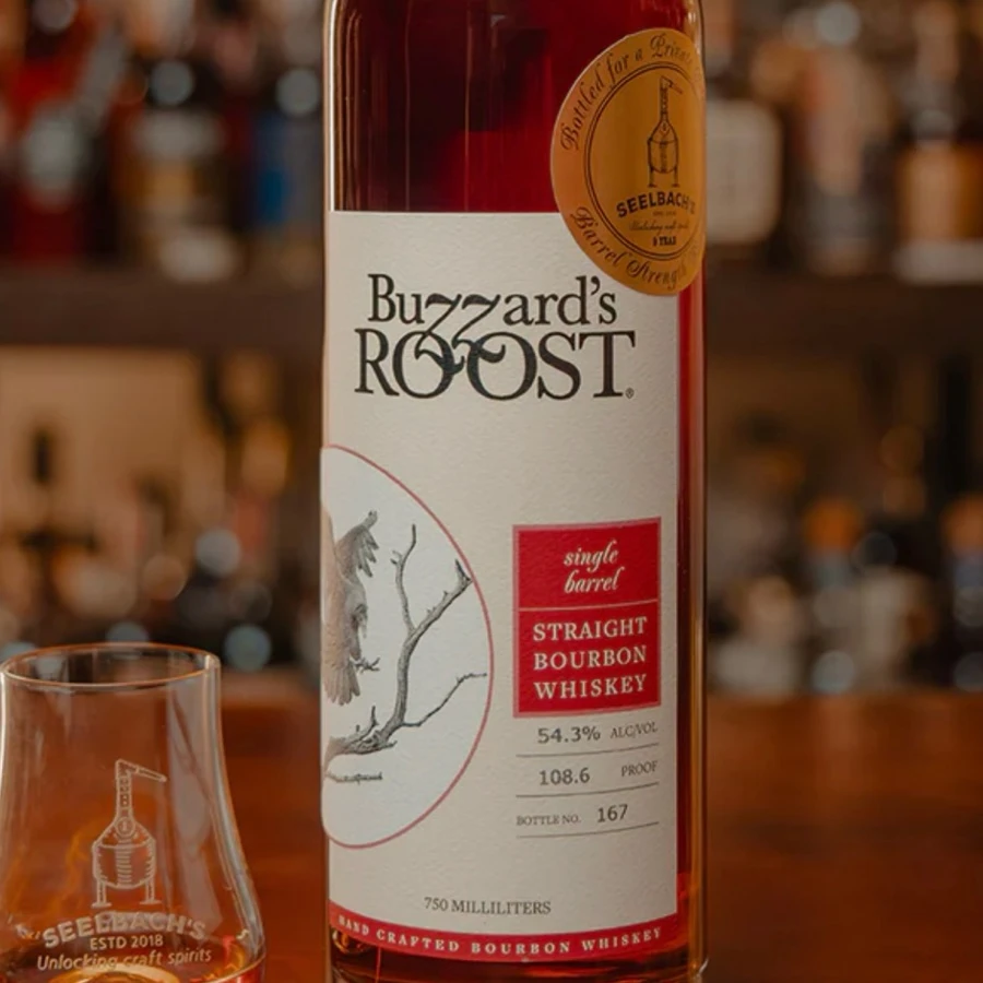 Buzzard's Roost Single Barrel Straight Bourbon Whiskey - 8 Year - Seelbachs