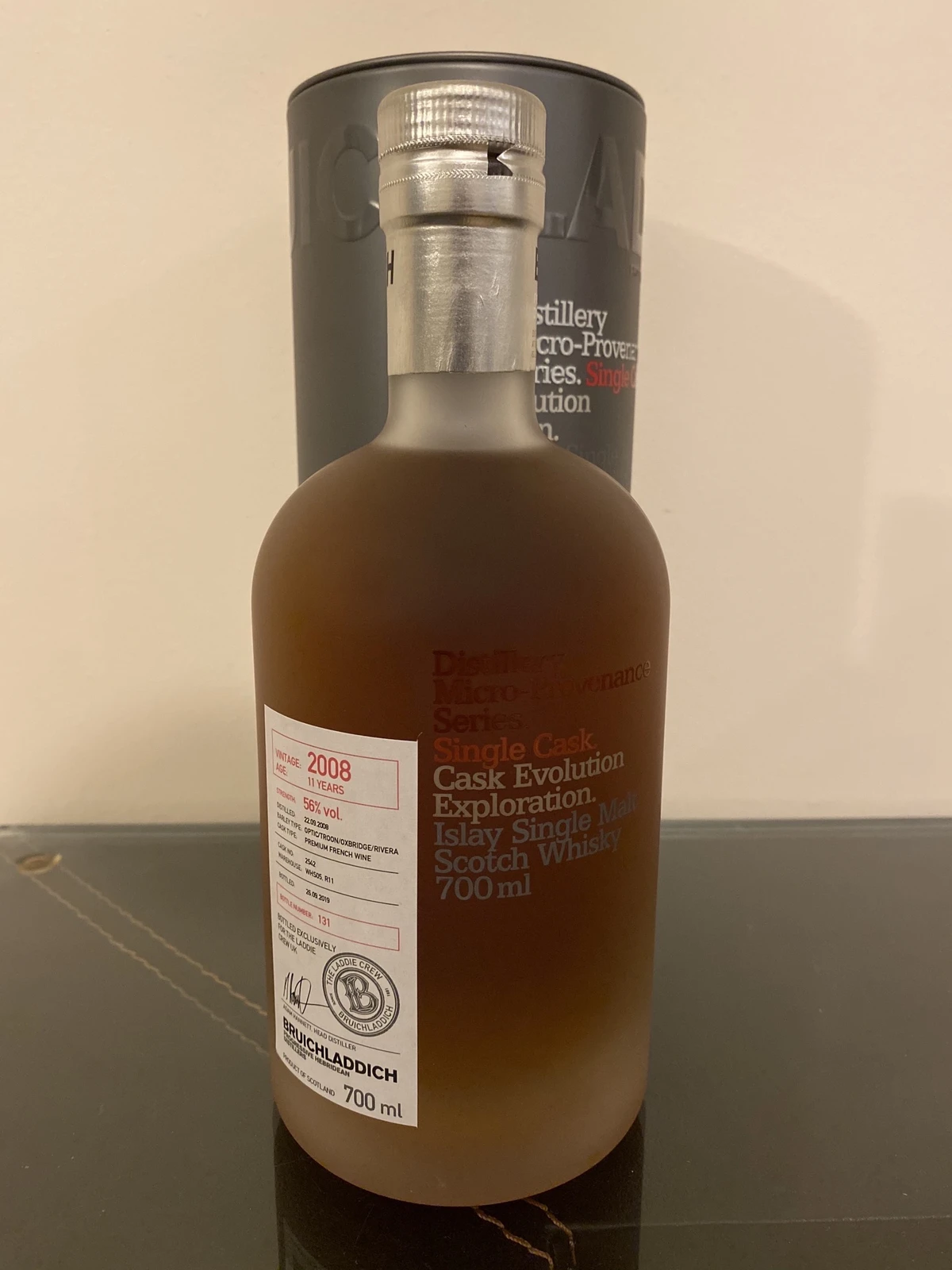 Bruichladdich 2008 - French Wine Cask - Micro Provenance