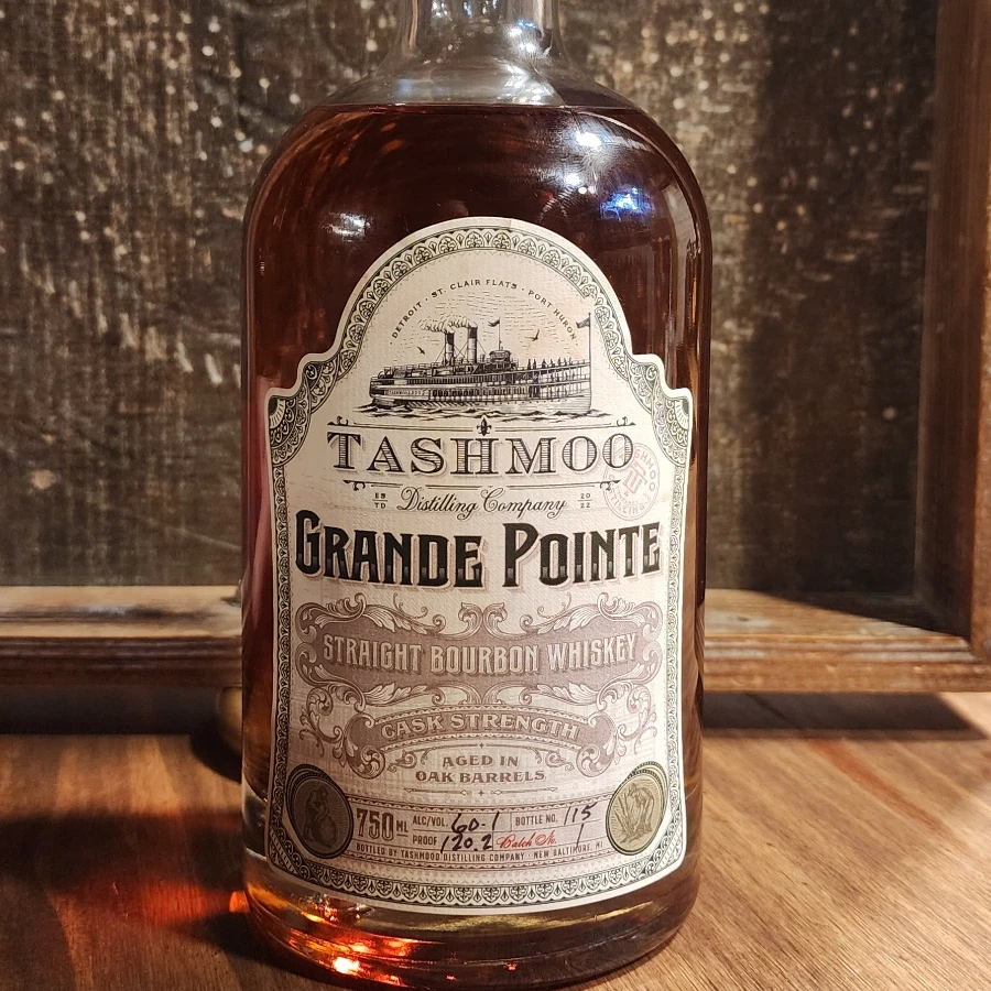 Tashmoo Grande Pointe Straight Bourbon Whiskey - Cask Strength