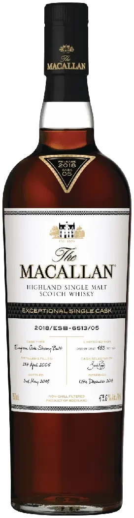 Macallan Exceptional Single Cask 6513 13 Year