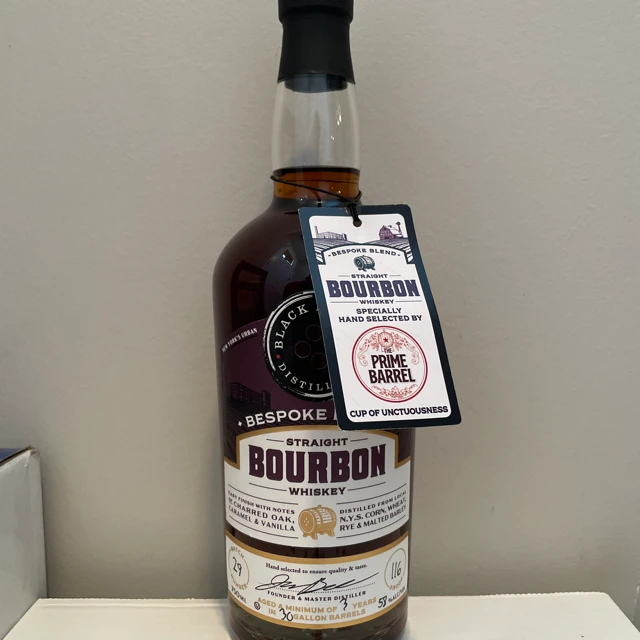 Black Button Distilling Straight Bourbon Whiskey Bespoke Blend (The Prime Barrel)