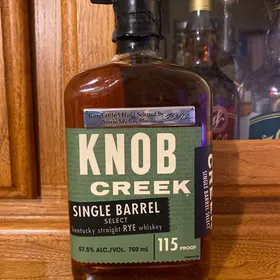 Knob Creek Single Barrel Rye Barrel #6165