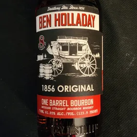 Ben Holladay 8 Year 10 months 1856 Original One Barrel Bourbon Missouri Straight Bourbon Whiskey