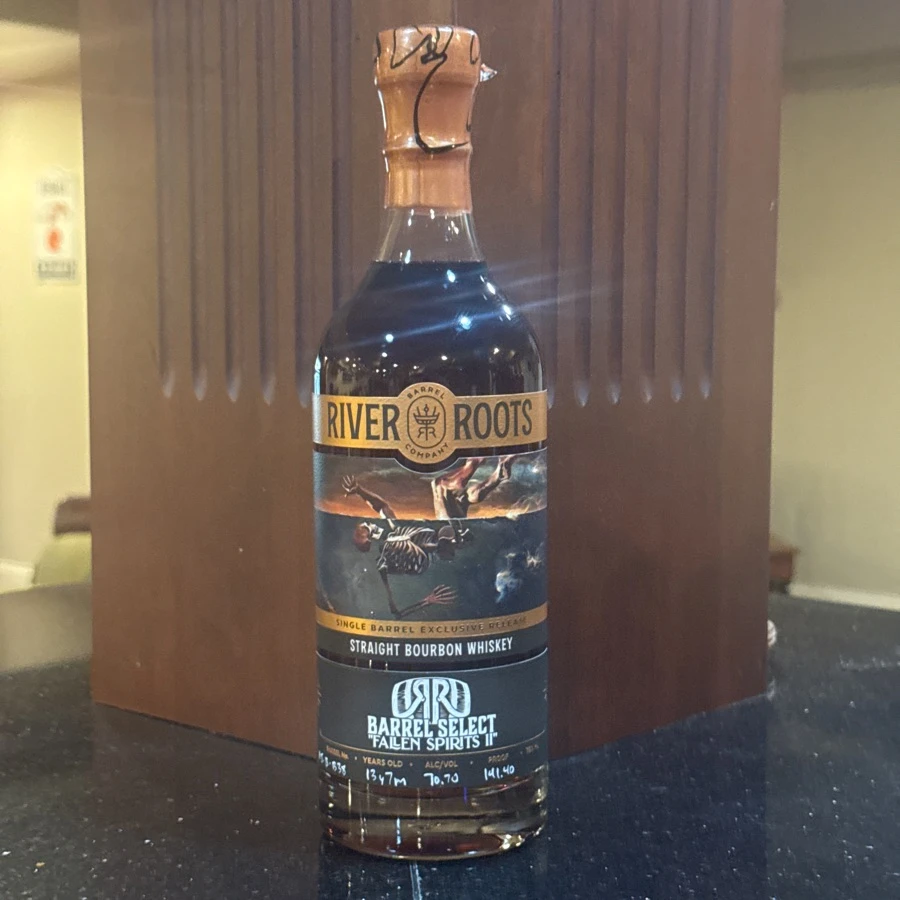 River Roots Straight Bourbon Single Barrel No. MJ-B-B38 Fallen Spirits II