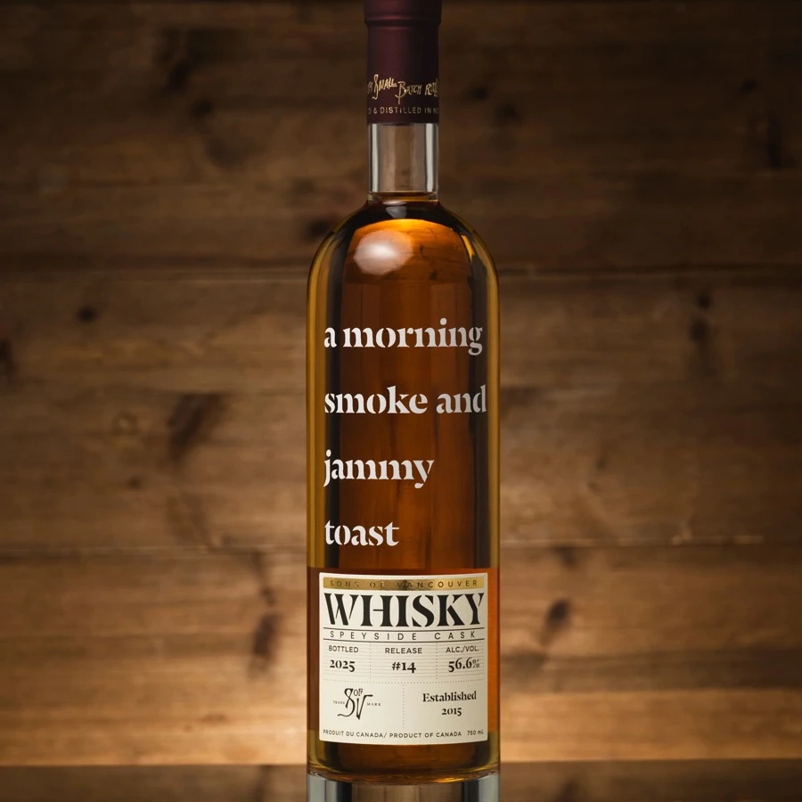 Sons of Vancouver Special Release 14 'A Morning Smoke and Jammy Toast' Rye Whisky