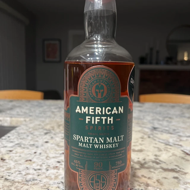 American Fifth Spirits Spartan Malt Malt Whiskey