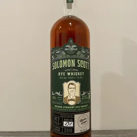 Solomon Scott Rye Whiskey (New Orleans Bourbon Festival)