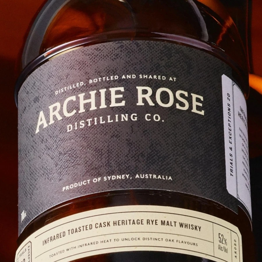 Archie Rose Infrared Toasted Cask Heritage Rye Malt Whisky