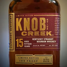 Knob Creek Aged 15 Years - Limited Edition