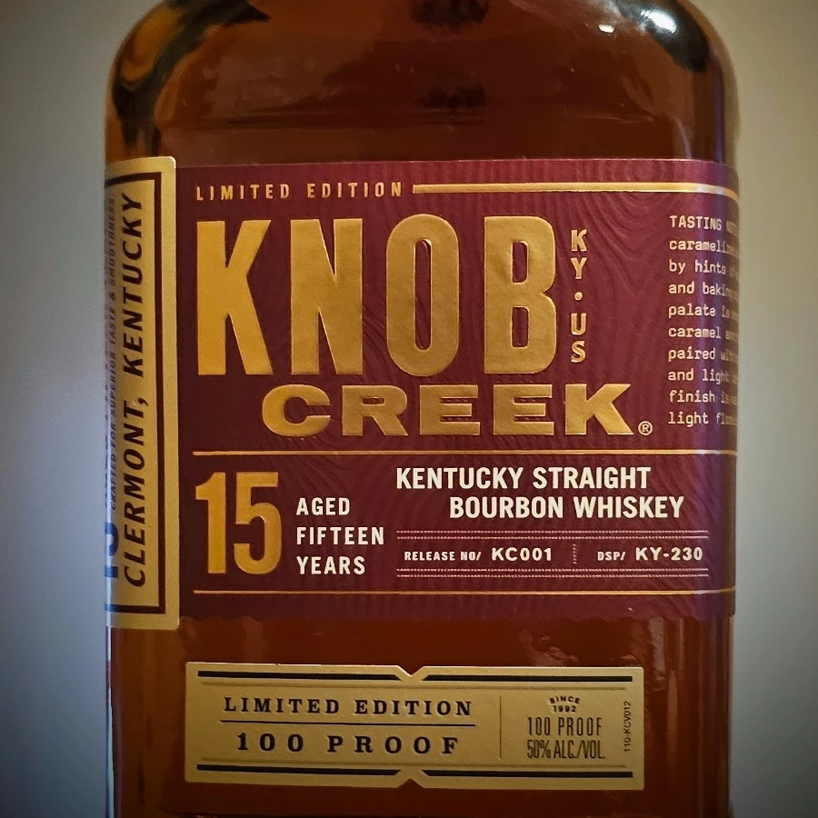 Knob Creek Aged 15 Years - Limited Edition