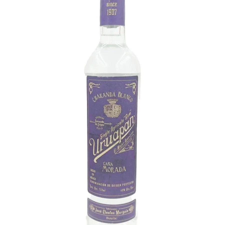 Uruapan Charanda Blanco Cana Morada Single Agricola Rum