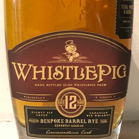 Whistlepig Bespoke Barrel Rye Commandaria Cask 12 Year (Total Wine & More)