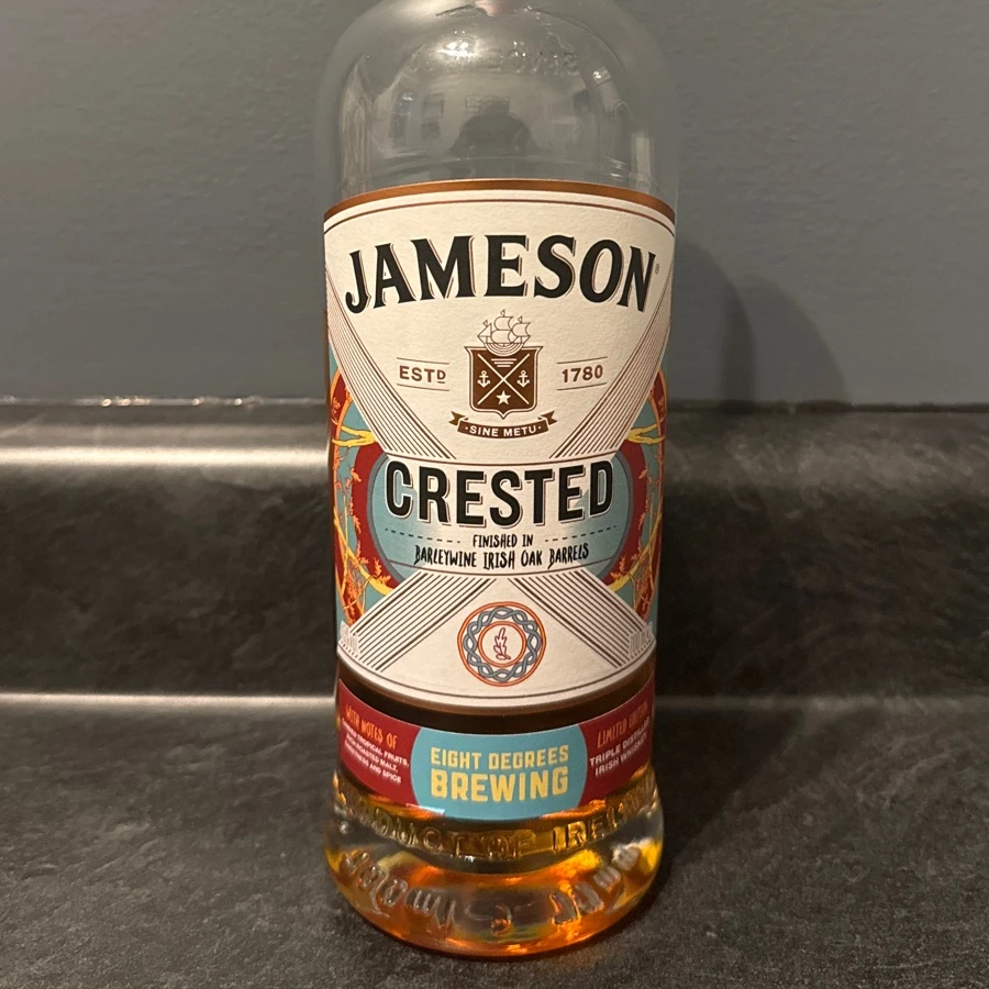 Jameson Crested finished in Barleywine Irish Oak Barrels