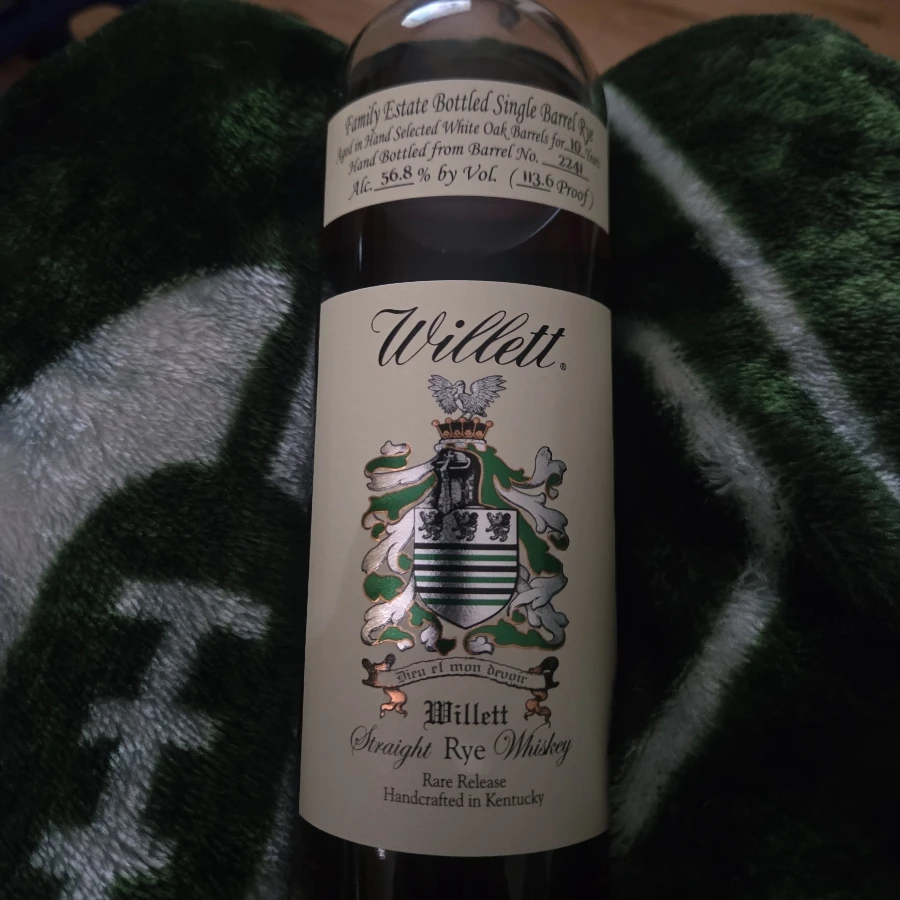 Willett Family Estate Bottled Single Barrel Rye 10 year (High Tea Barrel #2241)