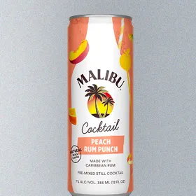 Malibu Peach Rum Punch Cocktail