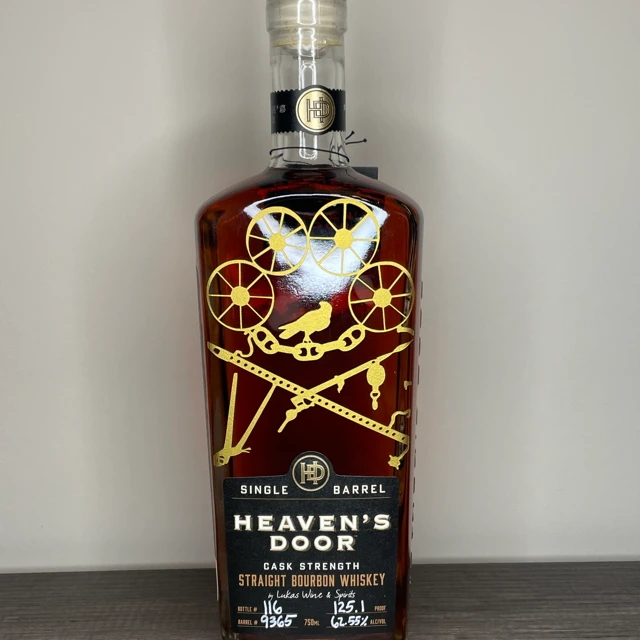 Heaven's Door Single Barrel Cask Strength Straight Bourbon (Lukas Wine & Spirits)