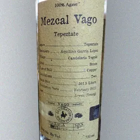 Mezcal Vago Tepeztate