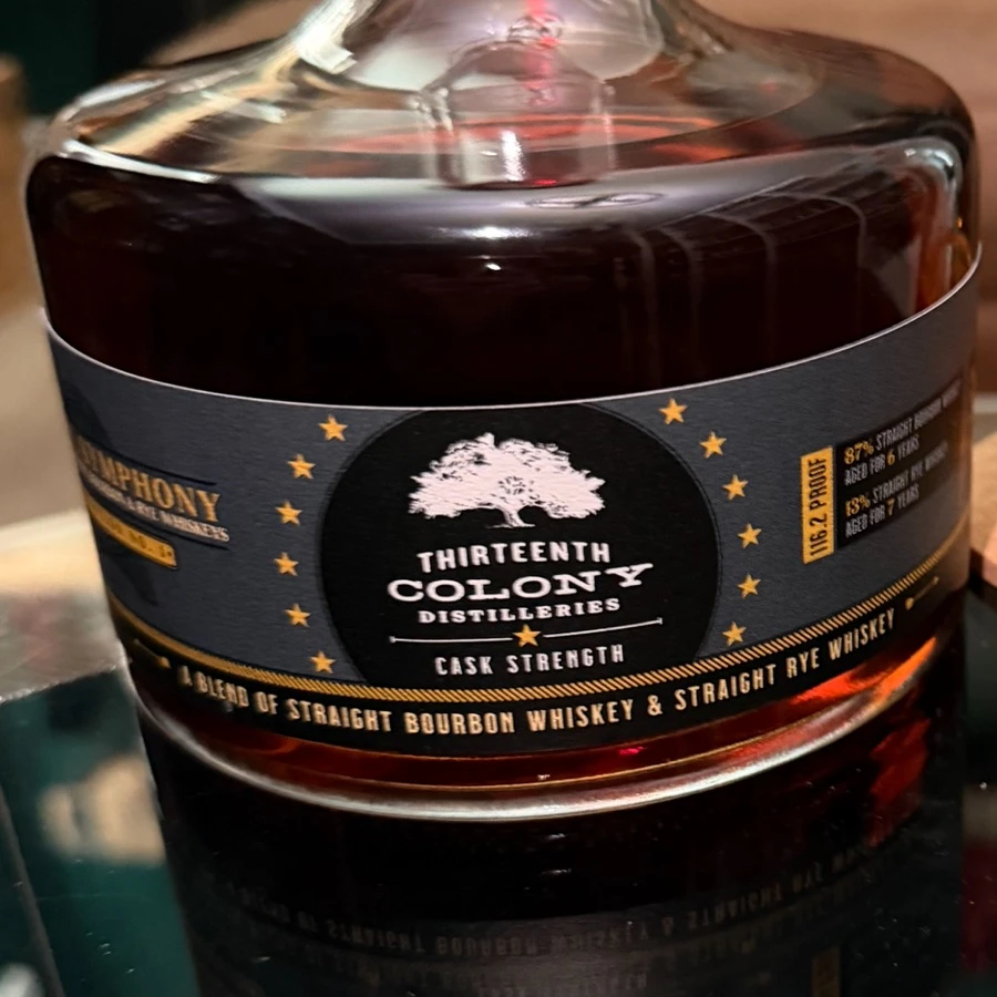 13th Colony Symphony Bourye (bourbon and rye blend )Composition No. 1