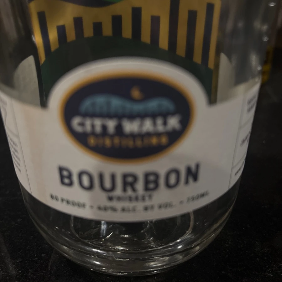 City Walk Distilling Bourbon Whiskey