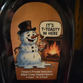 Elijah Craig Single Barrel Tomar's Select Toasted Barrel "It's T-Toasty in here"