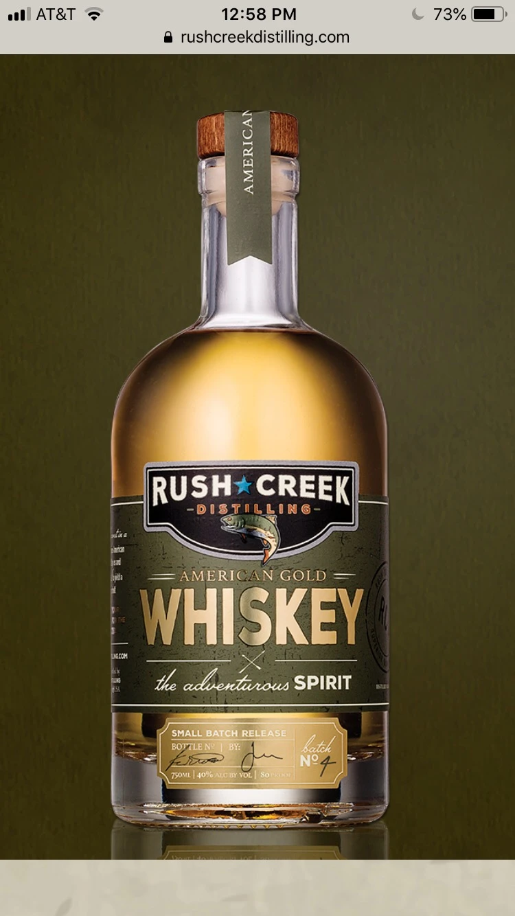 Rush Creek American Gold Whiskey