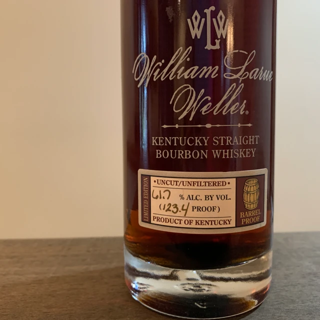 William Larue Weller Bourbon (Fall 2012)