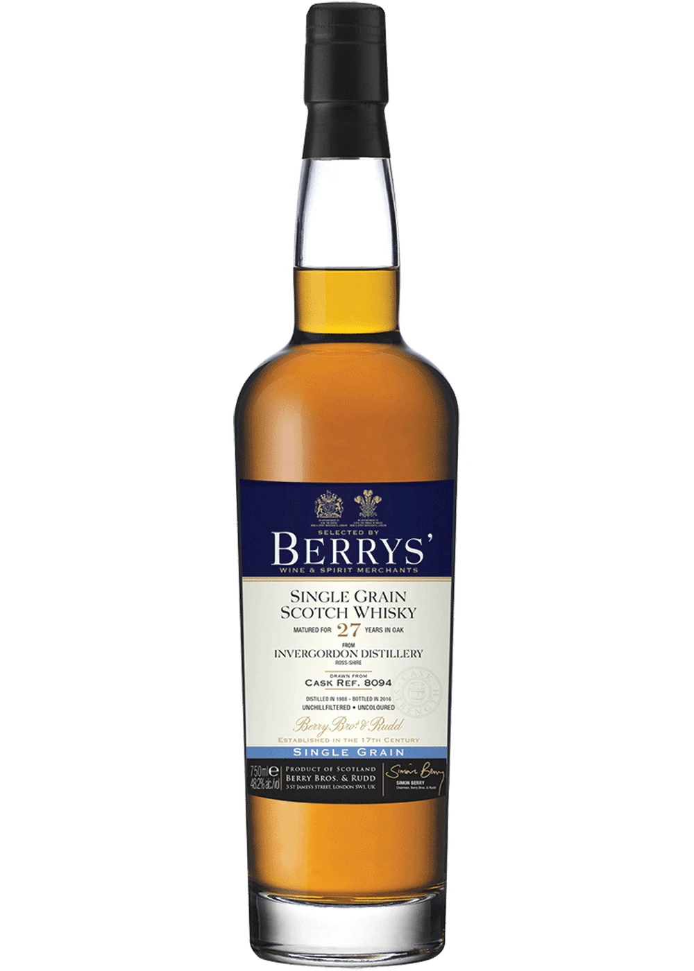 Berrys' Invergordon 27 Yr (Cask Ref. 8094)