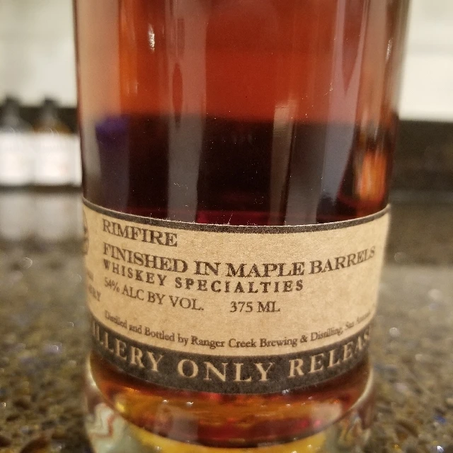 Ranger Creek Rimfire Finished in Maple Barrels