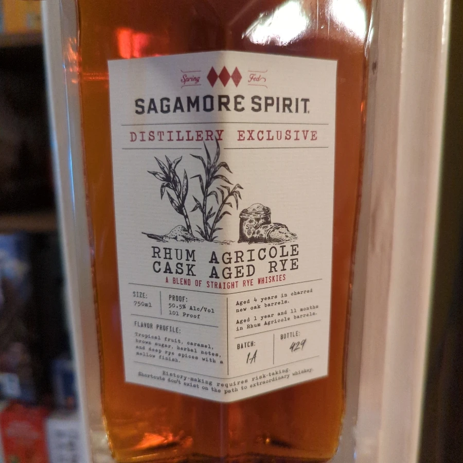 Sagamore Spirit Rhum Agricole Cask Aged Rye
