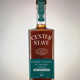 Center Stave Kentucky Straight Rye Whiskey Finished In Port Wine Cask