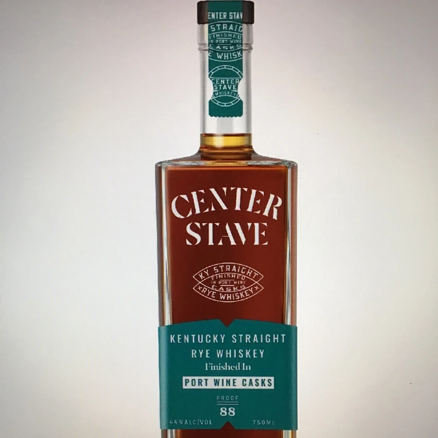 Center Stave Kentucky Straight Rye Whiskey Finished In Port Wine Cask