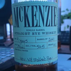 McKenzie Single Barrel Rye (Roc Elite barrel 2041)