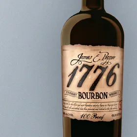 James E. Pepper 1776 Straight Bourbon (100 Proof) Beige Label