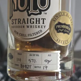 NuLu Toasted Straight Bourbon Single Barrel Select (Prohibition Craft Spirits)